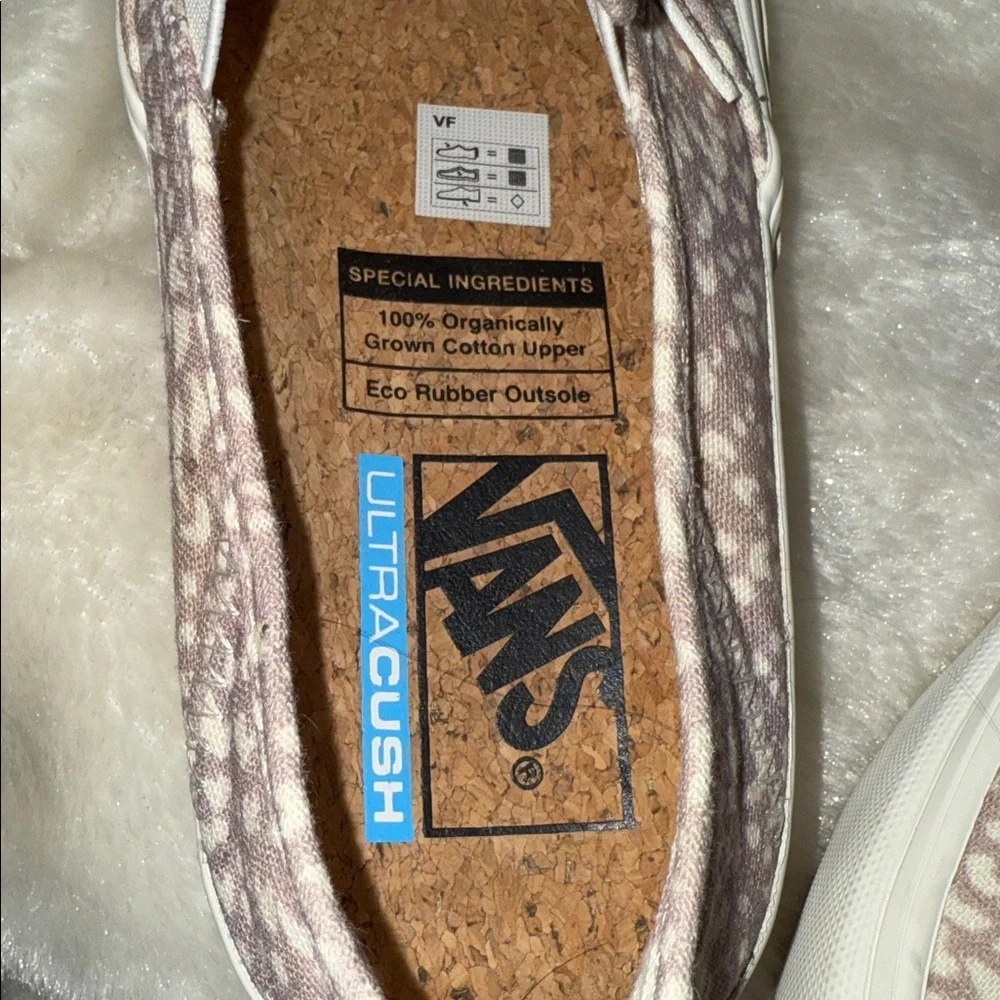 Vans White‎ and Brown Men's or women’s Sneakers